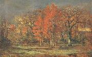 Charles leroux Edge of the Woods,Cherry Tress in Autumn china oil painting reproduction